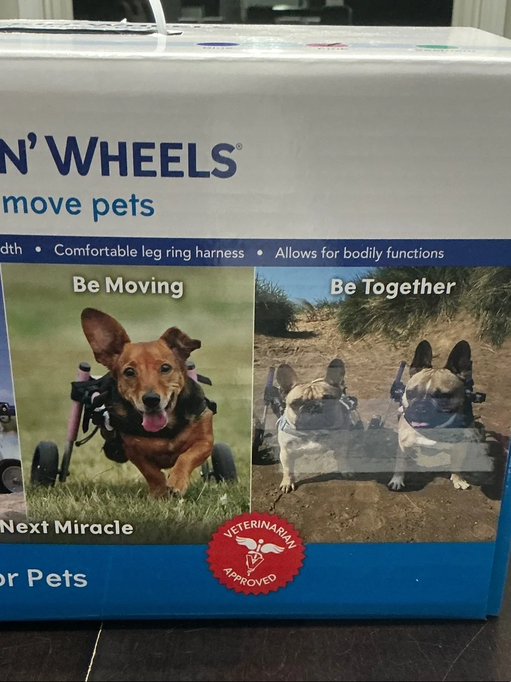 Adjustable Wheelchair for Pets - Pink